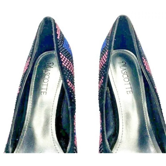 Mascotte Platform Stiletto Heels Multicolour Studs - Picture 5 of 12